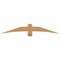 Ekena Millwork Bellingham Timber Gable Bracket, Western Red Cedar, 72"W x 12"H x 1 1/2"D x 5 1/2"F, 4/12 Pitch GBW072X12X0206BEL00SWR - alternate 1